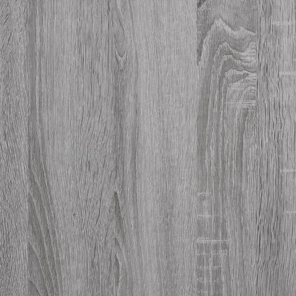 Sivupöydät 2 kpl harmaa Sonoma 40x42x50 cm tekninen puu